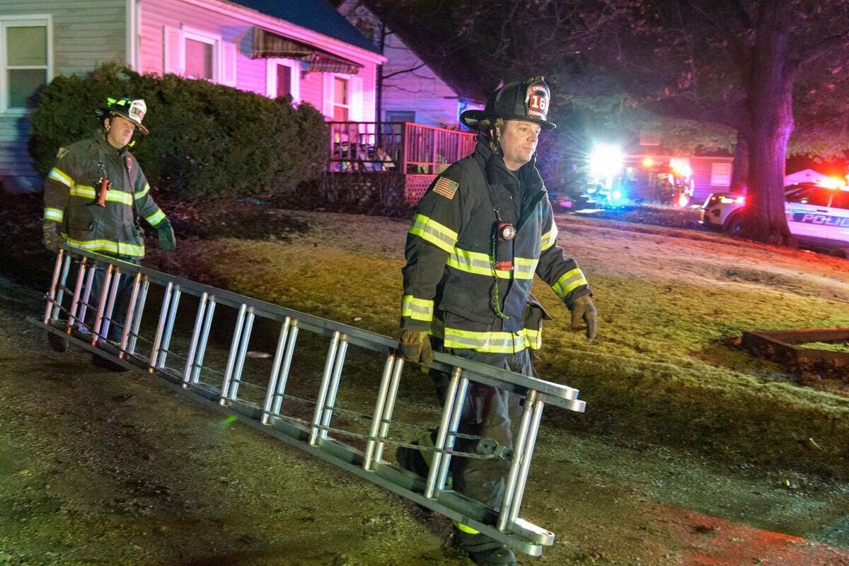 City of Champaign firefighters respond to New Year's Eve fire